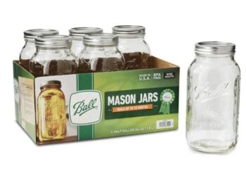 * Heiß* kostenloser 6-Pack 1/2 Gallone Mason Gläser nach dem Rabatt !!